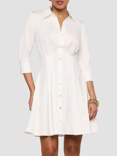 L'Agence Women's Journi Pintuck Minidress | Thumbnail 4 L'Agence Women's Journi Pintuck Minidress | Thumbnail 4