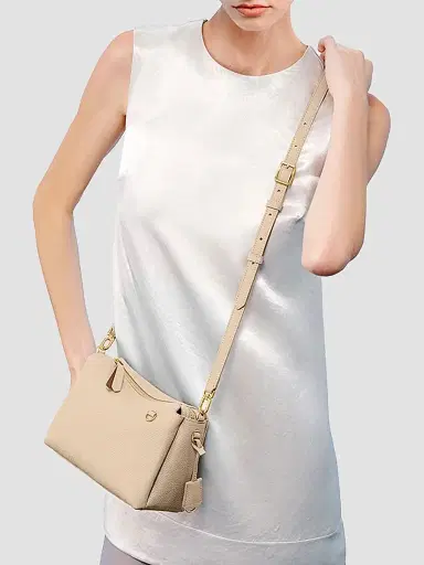 MAISON de SABRÉ Women's The Soft Trio Crossbody Bag - Saharan Nude | Thumbnail 2