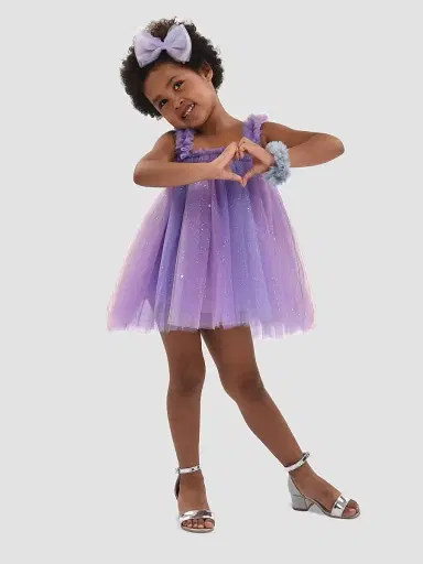 Mimi Tutu Little Girl's & Girl's Serenya Dress - Purple | Thumbnail 3