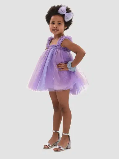 Mimi Tutu Little Girl's & Girl's Serenya Dress - Purple | Thumbnail 4