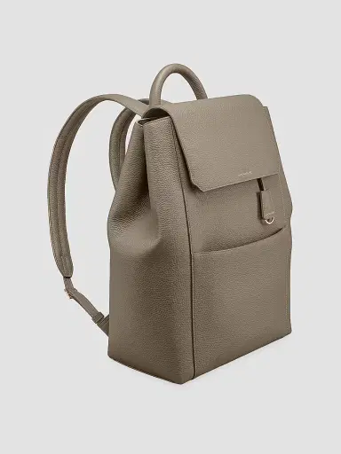 MAISON de SABRÉ Women's Large Leather Soft Backpack - Cashmere Clay | Thumbnail 2 MAISON de SABRÉ Women's Large Leather Soft Backpack - Cashmere Clay | Thumbnail 2