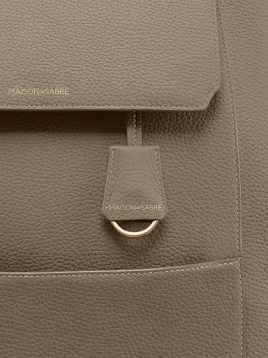 MAISON de SABRÉ Women's Large Leather Soft Backpack - Cashmere Clay | Thumbnail 7 MAISON de SABRÉ Women's Large Leather Soft Backpack - Cashmere Clay | Thumbnail 7