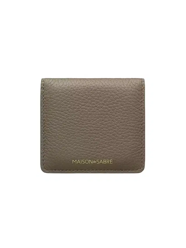 Maison de Sabre Leather Compact Mirror - Cashmere Matcha