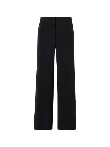 Akris punto Women's Marlon Wide-Leg Crop Pants - Black - Size 16 | Thumbnail 1