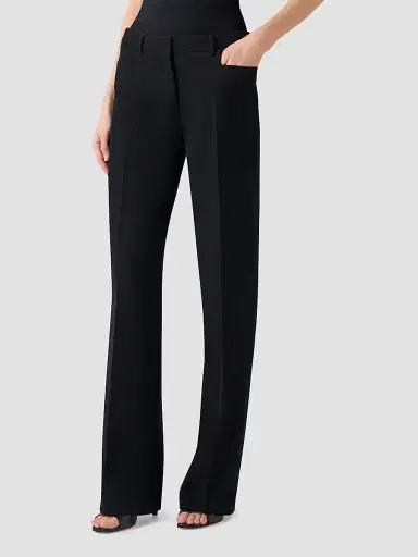 Akris punto Women's Mikka Virgin Wool Pants - Black - Size 16 | Thumbnail 2