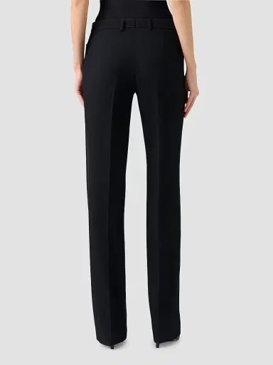 Akris punto Women's Mikka Virgin Wool Pants - Black - Size 16 | Thumbnail 3