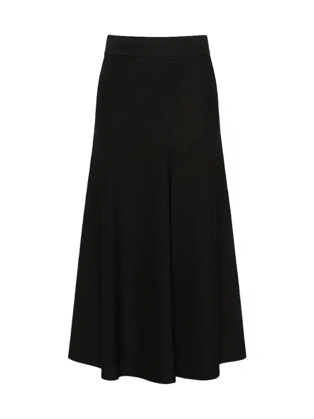 Women's Viscose Yarn Skirt - Black