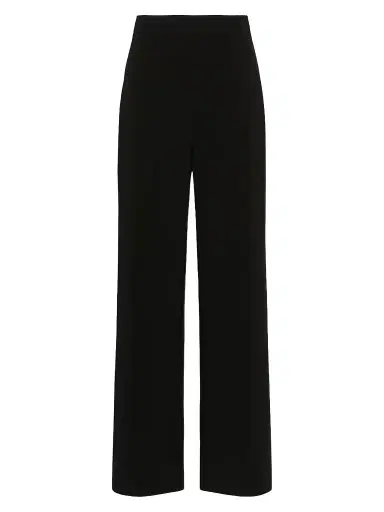 Max Mara Women's Cady Wide-Leg Trousers - Black - Size 14 | Thumbnail 1