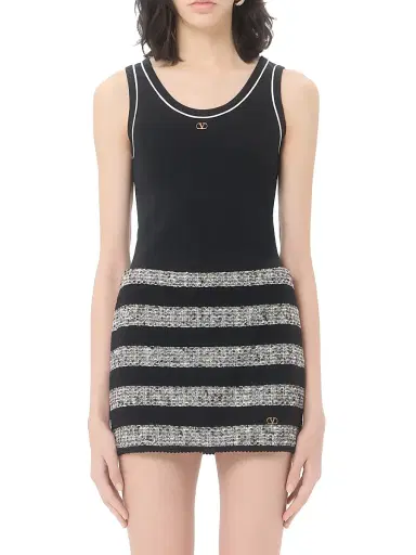 Valentino Garavani Women's Cotton Jersey Top - Black - Size XS | Thumbnail 3 Valentino Garavani Women's Cotton Jersey Top - Black - Size XS | Thumbnail 3