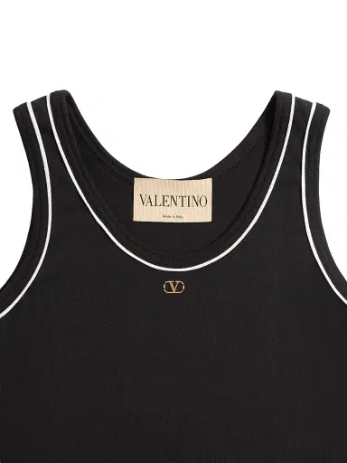 Valentino Garavani Women's Cotton Jersey Top - Black - Size XS | Thumbnail 6 Valentino Garavani Women's Cotton Jersey Top - Black - Size XS | Thumbnail 6