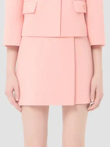 Valentino Garavani Women's Mini Skirt in Wool Crepe | Thumbnail 3 Valentino Garavani Women's Mini Skirt in Wool Crepe | Thumbnail 3