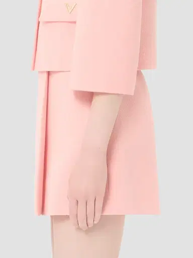 Valentino Garavani Women's Mini Skirt in Wool Crepe | Thumbnail 4 Valentino Garavani Women's Mini Skirt in Wool Crepe | Thumbnail 4