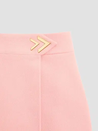 Valentino Garavani Women's Mini Skirt in Wool Crepe | Thumbnail 6 Valentino Garavani Women's Mini Skirt in Wool Crepe | Thumbnail 6