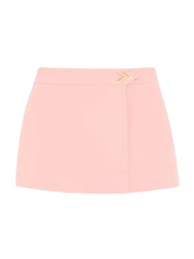 Valentino Garavani Women's Mini Skirt in Wool Crepe | Thumbnail 1 Valentino Garavani Women's Mini Skirt in Wool Crepe | Thumbnail 1