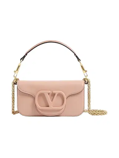 Valentino Women's Locò Small Shoulder Bag in Calfskin Leather | Thumbnail 1