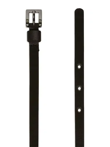 Max Mara Women's Bejewelled Satin Belt - Black - Size Large | Thumbnail 3