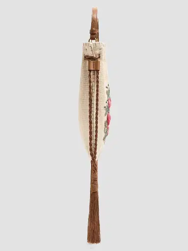 Valentino Garavani Women's Nellcote Alice Embroidered Crossbody Bag with Fringes | Thumbnail 5