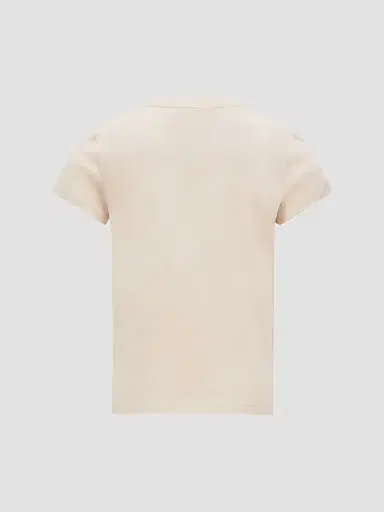 Moncler Little Girl's & Girl's Crew-Neck T-Shirt in Cotton - Black White Beige - Size 14 | Thumbnail 3
