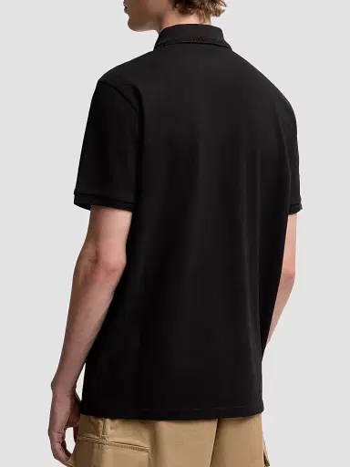 Moncler Men's Polo Shirt in Cotton Piquet - Black - Size XXXL | Thumbnail 3 Moncler Men's Polo Shirt in Cotton Piquet - Black - Size XXXL | Thumbnail 3