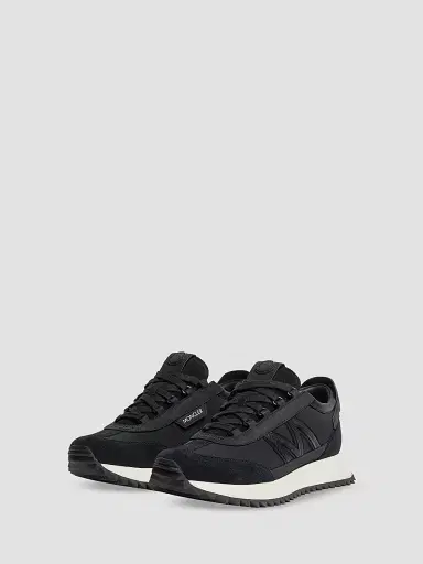 Moncler Men's Pacey2 Sneakers in Suede and Nubuck - Black - Size 13 | Thumbnail 2