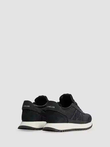 Moncler Men's Pacey2 Sneakers in Suede and Nubuck - Black - Size 13 | Thumbnail 3