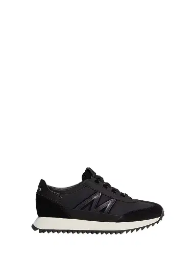 Moncler Men's Pacey2 Sneakers in Suede and Nubuck - Black - Size 13 | Thumbnail 1