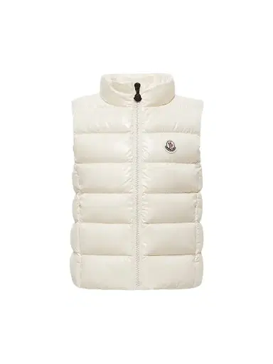 Moncler Little Girl's & Girl's Ghany Puffer Vest - White | Thumbnail 1