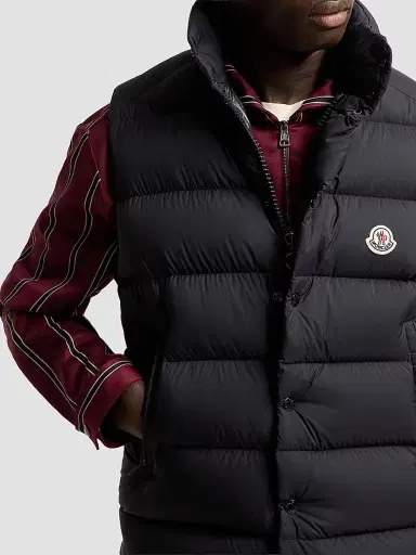 Moncler Men's Tibb Puffer Vest - Blue | Thumbnail 4