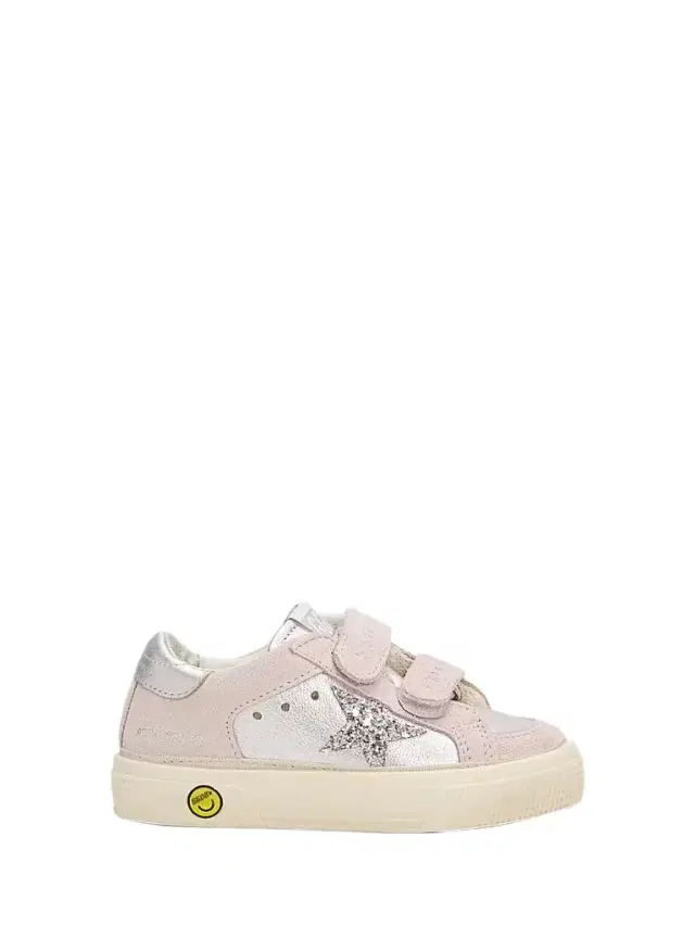 Baby Girl's, Little Girl's & Girl's May School Leather Low-Top Sneakers - Pink Silver 3 (Child)