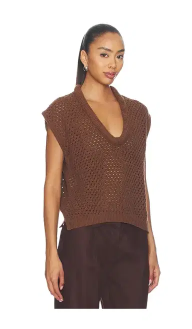 Pistola Beck Open Knit Cropped Sweater | Thumbnail 2 Pistola Beck Open Knit Cropped Sweater | Thumbnail 2