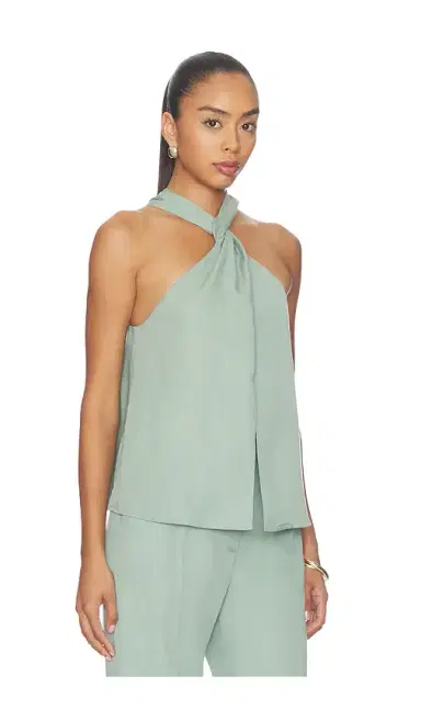 Matthew Bruch Twist Halter Top | Thumbnail 2 Matthew Bruch Twist Halter Top | Thumbnail 2