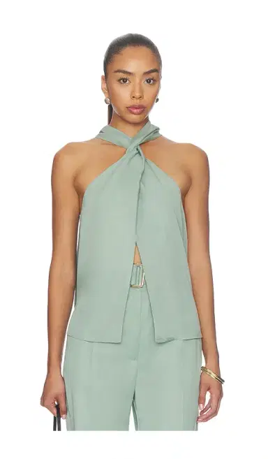 Matthew Bruch Twist Halter Top | Thumbnail 1 Matthew Bruch Twist Halter Top | Thumbnail 1