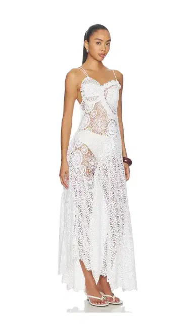 KETTEL ATELIER Dalia Crochet Dress | Thumbnail 2