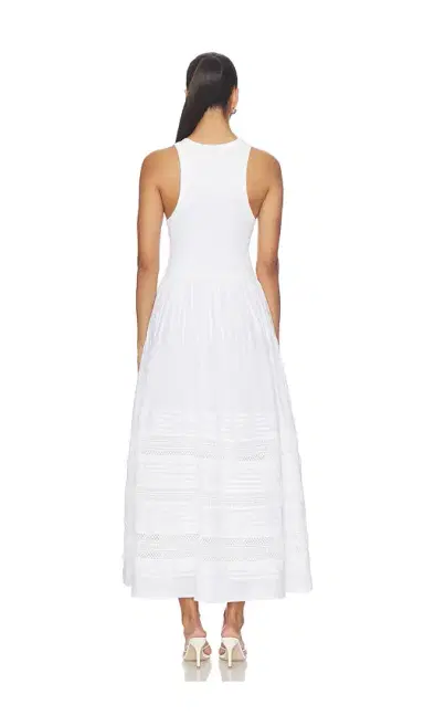 Polo Ralph Lauren Voile Crew Neck Fit & Flare Dress | Thumbnail 3 Polo Ralph Lauren Voile Crew Neck Fit & Flare Dress | Thumbnail 3