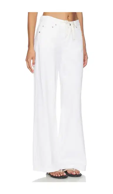 Pistola Jadyn Low Slung Palazzo Jeans With Drawcord | Thumbnail 2
