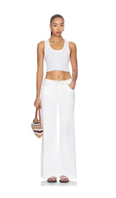 Pistola Jadyn Low Slung Palazzo Jeans With Drawcord | Thumbnail 5