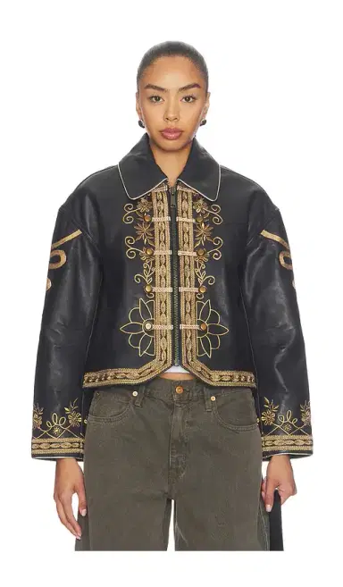 Free People x We The Free Lana Leather Jacket | Thumbnail 2