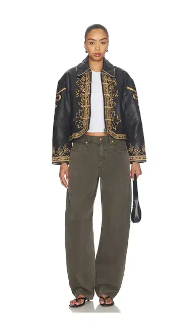 Free People x We The Free Lana Leather Jacket | Thumbnail 5