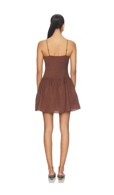 onia Dropped Waist Pintuck Dress | Thumbnail 3