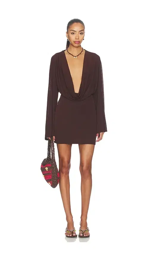 x REVOLVE Yolonda Long Sleeve Mini Dress