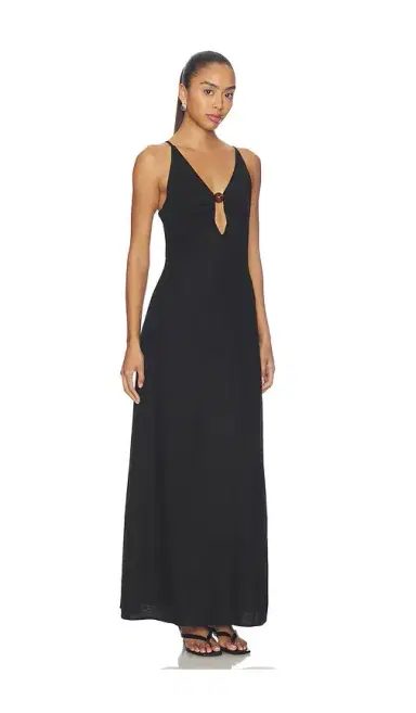 SEVEN WONDERS Unity Low Plunge Maxi Dress | Thumbnail 2