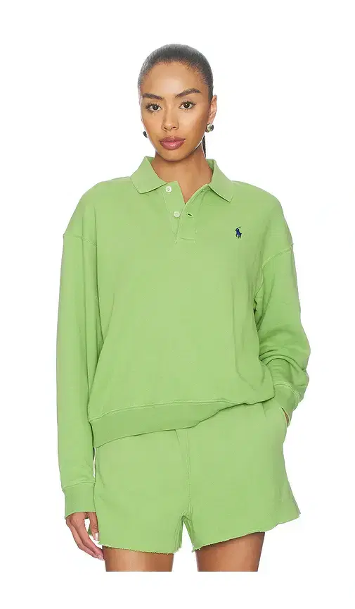 Island Fleece Polo Sweatshirt
