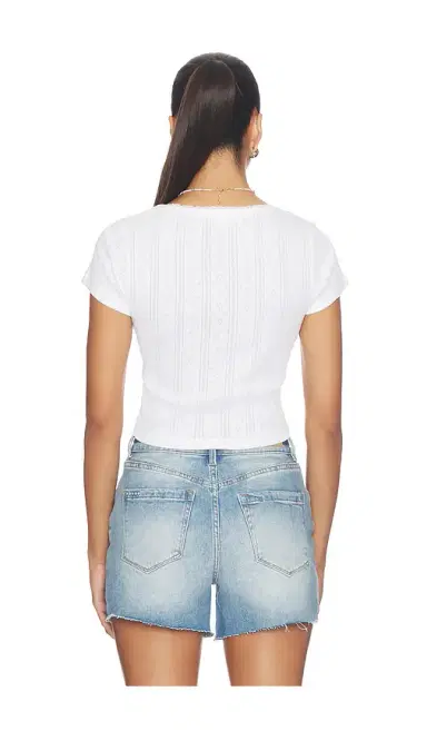 GOOD AMERICAN The Pointelle Square Neck Top | Thumbnail 5 GOOD AMERICAN The Pointelle Square Neck Top | Thumbnail 5