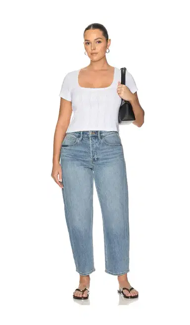 GOOD AMERICAN The Pointelle Square Neck Top | Thumbnail 8 GOOD AMERICAN The Pointelle Square Neck Top | Thumbnail 8