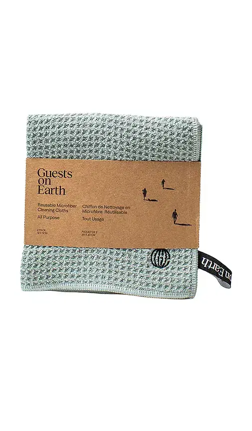 Guests on Earth Waffle Cleaning Cloths 2 Pack