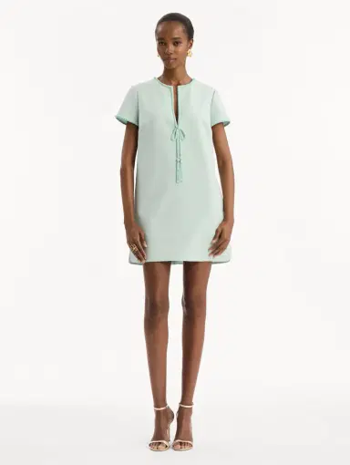 Oscar de la Renta Beaded Bow-Detail Shift Dress | Thumbnail 2 Oscar de la Renta Beaded Bow-Detail Shift Dress | Thumbnail 2
