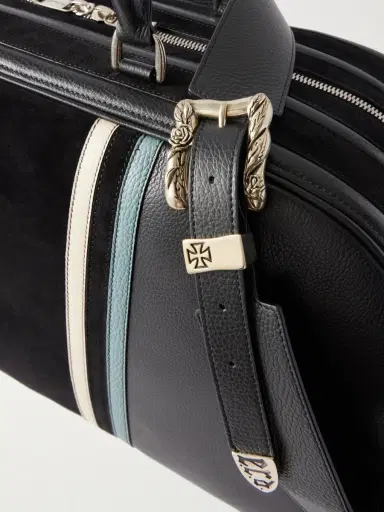 Enfants Riches Déprimés Barnett Striped Leather Weekend Bag - Men | Thumbnail 5