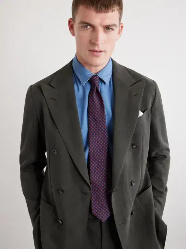 Drake's 8cm Printed Silk-Twill Tie - Men | Thumbnail 2