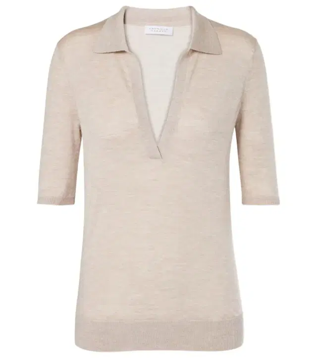 Gabriela Hearst Frank cashmere and silk polo sweater