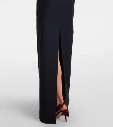 David Koma Off-shoulder wool-blend bustier gown | Thumbnail 2